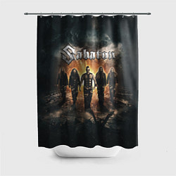 Шторка для душа Sabaton Band, цвет: 3D-принт