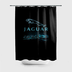 Шторка для душа Jaguar, цвет: 3D-принт