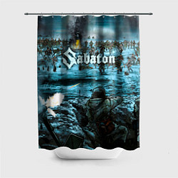 Шторка для душа Sabaton, цвет: 3D-принт