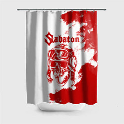 Шторка для душа Sabaton, цвет: 3D-принт
