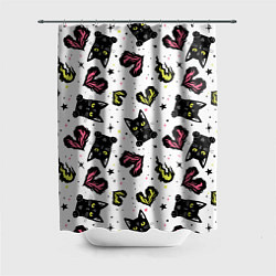 Шторка для душа Салем, цвет: 3D-принт