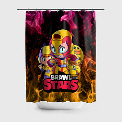 Шторка для душа BRAWL STARS MAX, цвет: 3D-принт