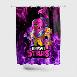 Шторка для душа BRAWL STARS TARA, цвет: 3D-принт