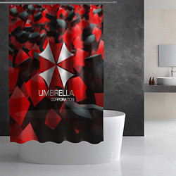 Шторка для душа Umbrella Corp, цвет: 3D-принт — фото 2