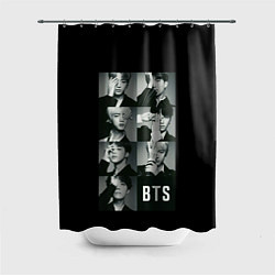 Шторка для душа BTS, цвет: 3D-принт