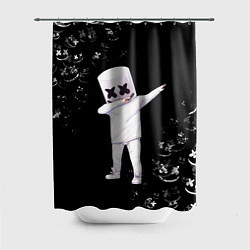 Шторка для душа Marshmello, цвет: 3D-принт