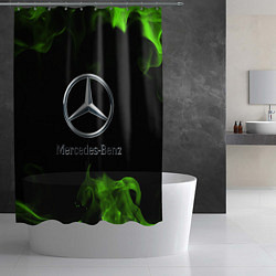 Шторка для душа Mercedes, цвет: 3D-принт — фото 2