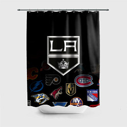 Шторка для душа NHL Los Angeles Kings, цвет: 3D-принт