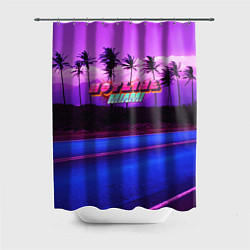 Шторка для душа HOTLINE MIAMI, цвет: 3D-принт