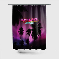 Шторка для душа HOTLINE MIAMI, цвет: 3D-принт