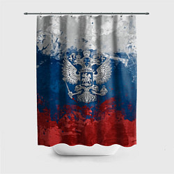 Шторка для душа Россия, цвет: 3D-принт