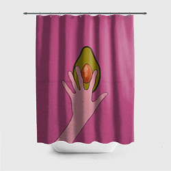 Шторка для душа Avocado, цвет: 3D-принт