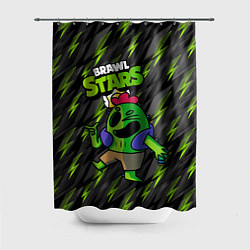 Шторка для душа Спайк brawl stars Spike, цвет: 3D-принт