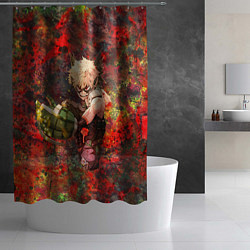 Шторка для душа Бакуго Кацуки, цвет: 3D-принт — фото 2