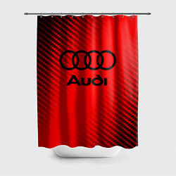 Шторка для душа AUDI АУДИ, цвет: 3D-принт