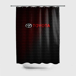 Шторка для душа TOYOTA ТОЙОТА, цвет: 3D-принт