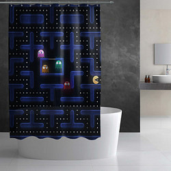 Шторка для душа Pacman, цвет: 3D-принт — фото 2