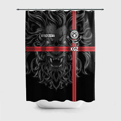 Шторка для душа Киргизия, цвет: 3D-принт