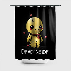 Шторка для душа DEAD INSIDE, цвет: 3D-принт