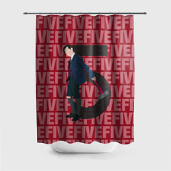 Шторка для душа FIVE FIVE FIVE, цвет: 3D-принт