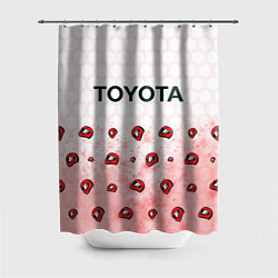 Шторка для душа Тойота - Racing Паттерн, цвет: 3D-принт