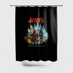 Шторка для душа Jaws cinema, цвет: 3D-принт