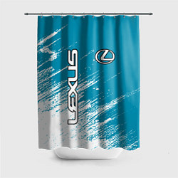 Шторка для душа Лексус Lexus, цвет: 3D-принт