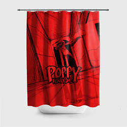 Шторка для душа Poppy Playtime: Red Room, цвет: 3D-принт