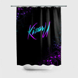 Шторка для душа КИЗАРУ НЕОН ЛОГО KIZARU NEON, цвет: 3D-принт