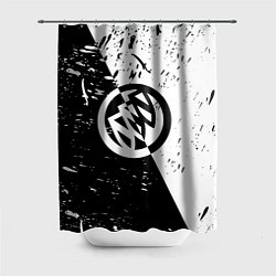 Шторка для душа Buick Black and White Grunge, цвет: 3D-принт