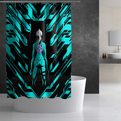 Шторка для душа Samus Metroid, цвет: 3D-принт — фото 2