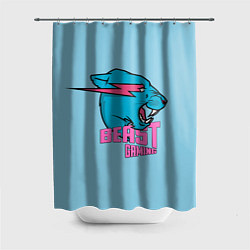 Шторка для душа Mr Beast Gaming Full Print, цвет: 3D-принт