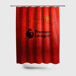 Шторка для душа MU Manchester United MU, цвет: 3D-принт