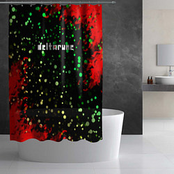 Шторка для душа Deltarune пламя, цвет: 3D-принт — фото 2