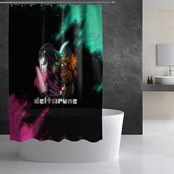 Шторка для душа Deltarune персонажи, цвет: 3D-принт — фото 2