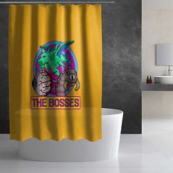 Шторка для душа The Bosses of Terraria, цвет: 3D-принт — фото 2
