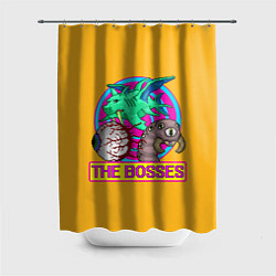 Шторка для душа The Bosses of Terraria, цвет: 3D-принт