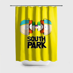 Шторка для душа South Park - Южный парк персонажи, цвет: 3D-принт