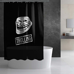 Шторка для душа Интернет Тролль, цвет: 3D-принт — фото 2