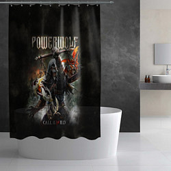 Шторка для душа Powerwolf Call of the Wild, цвет: 3D-принт — фото 2