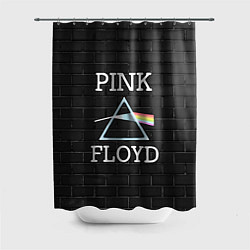 Шторка для душа PINK FLOYD LOGO - ПИНК ФЛОЙД ЛОГОТИП, цвет: 3D-принт