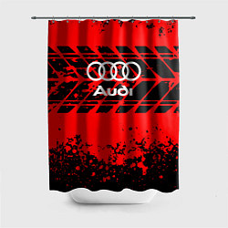 Шторка для душа Audi шины, цвет: 3D-принт