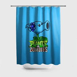 Шторка для душа Plants vs Zombies - Морозный Горох, цвет: 3D-принт