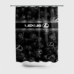 Шторка для душа LEXUS SPORT PATTERN, цвет: 3D-принт