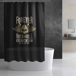 Шторка для душа FOREVER ROCK AND ROLL, цвет: 3D-принт — фото 2