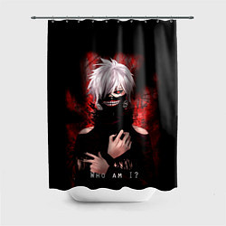 Шторка для душа Tokyo Ghoul Токийский Гуль Who am I, цвет: 3D-принт