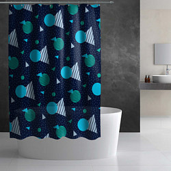 Шторка для душа ГРАФИЧЕСКОЕ ИЗОБРАЖЕНИЯ, цвет: 3D-принт — фото 2