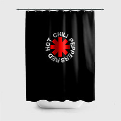 Шторка для душа Red Hot Chili Peppers Rough Logo, цвет: 3D-принт