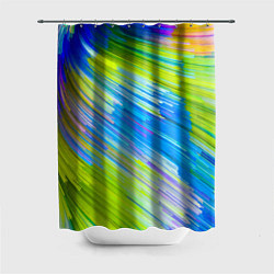 Шторка для душа Color vanguard pattern Raster, цвет: 3D-принт