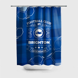 Шторка для душа Brighton FC 1, цвет: 3D-принт